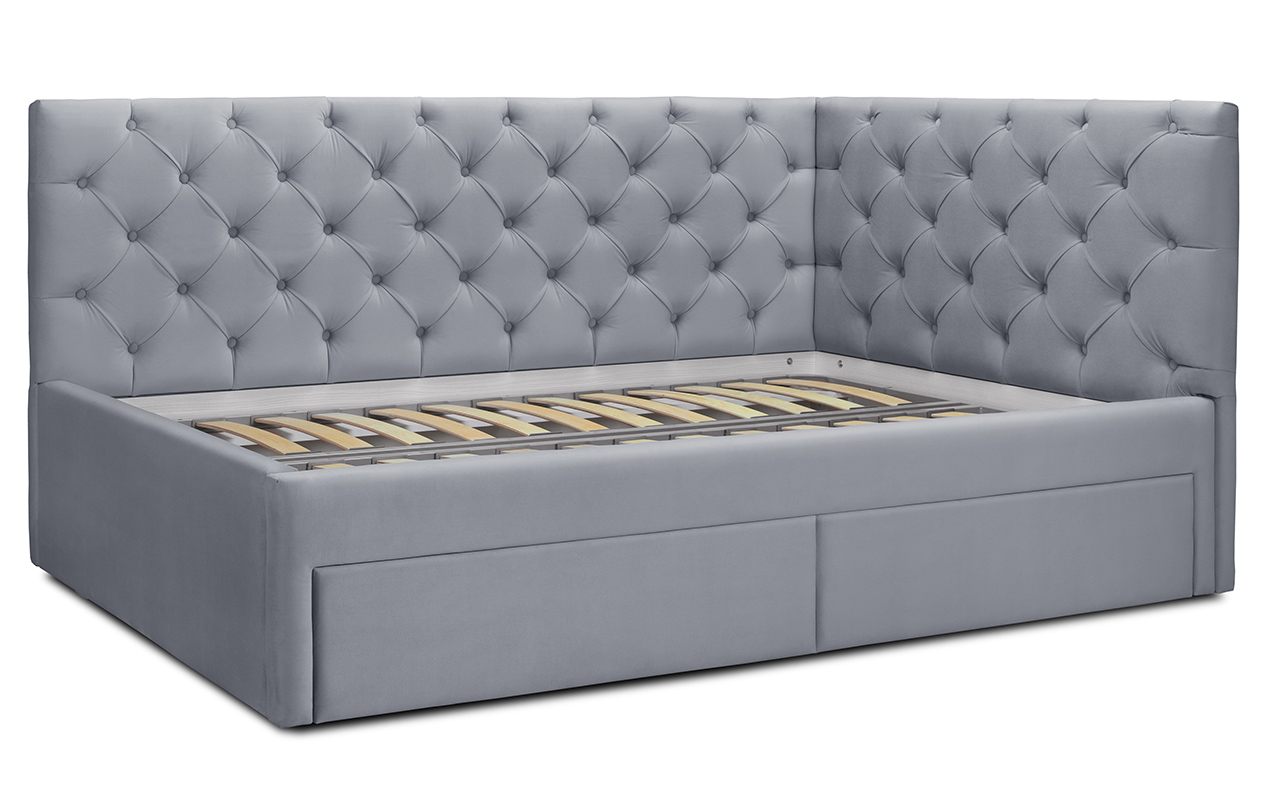 кровать Flepers Lion Оливия с ящиками правая 1 Flepers Lion Оливия с ящиками правая